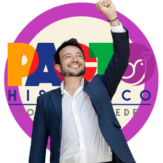 Official shield of the candidate.